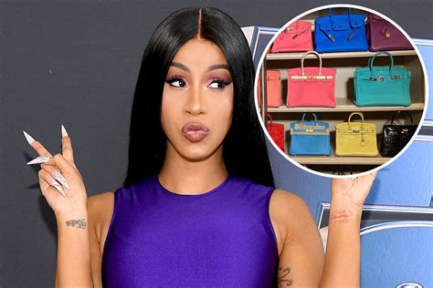 Cardi B Shows Off Massive Hermes Birkin Bag Collection Worth 